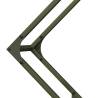 Firewood Rack Olive Green - Sturdy Cold-Rolled Steel Storage