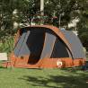  Family Tent Cabin 6-Person Grey and Orange Waterproof Colour grey and orange Size 360 x 200 x 182 cm Number of 1 Number of Doors 