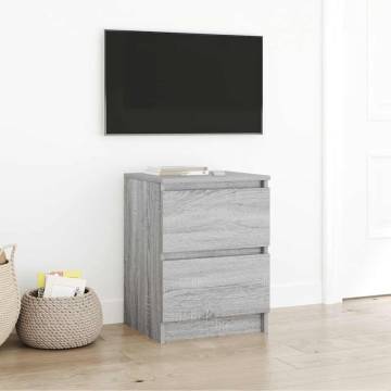 Stylish Grey Sonoma TV Cabinet | 40x35x54 cm | Hipomarket