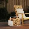  Firewood Rack White 40x40x40 cm Cold-rolled steel Size 40 x 40 x 40 cm Colour white 