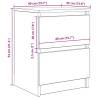 TV Cabinet White 40x35x54 cm - Stylish Storage Solution