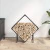 Firewood Rack Anthracite - 80x25x80 cm Cold-Rolled Steel