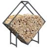 Firewood Rack Anthracite - 80x25x80 cm Cold-Rolled Steel