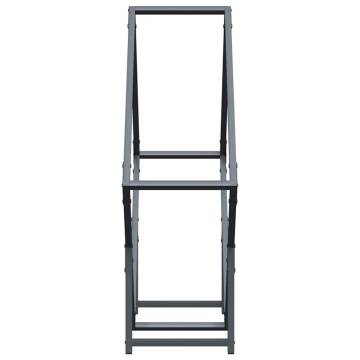 Firewood Rack Anthracite - 80x25x80 cm Cold-Rolled Steel