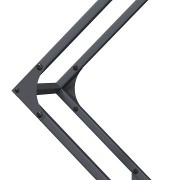 Firewood Rack Anthracite - 80x25x80 cm Cold-Rolled Steel