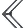 Firewood Rack Anthracite - 80x25x80 cm Cold-Rolled Steel