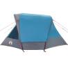 Family Tent Cabin 6-Person Blue Waterproof - Hipomarket