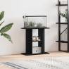 Aquarium Stand Black Oak 60x30x60 cm - Durable & Stylish