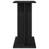 Aquarium Stand Black Oak 60x30x60 cm - Durable & Stylish