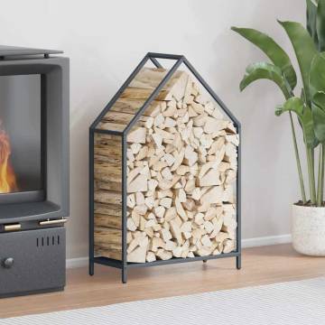 Firewood Rack Anthracite 60x25x90 cm - Cold-Rolled Steel