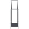 Firewood Rack Anthracite 60x25x90 cm - Cold-Rolled Steel