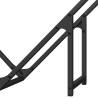 Firewood Rack Black 80x25x80 cm - Sturdy Steel Storage