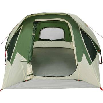 Family Tent Cabin 6-Person Green Waterproof | HipoMarket