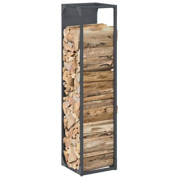 Firewood Rack Anthracite 25x25x100 cm - Sturdy Steel Storage