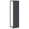 Firewood Rack Anthracite 25x25x100 cm - Sturdy Steel Storage