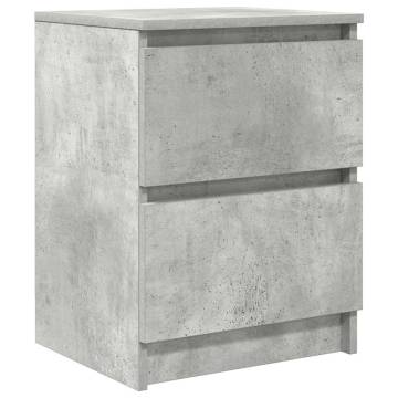 Stylish Concrete Grey TV Cabinet - Durable Engineered Wood