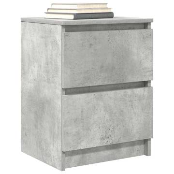 Stylish Concrete Grey TV Cabinet - Durable Engineered Wood