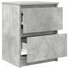 Stylish Concrete Grey TV Cabinet - Durable Engineered Wood