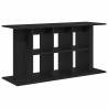 Aquarium Stand Black Oak - 120x40x60 cm Engineered Wood