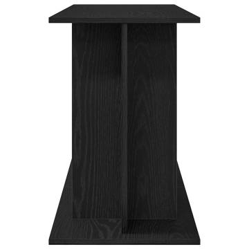 Aquarium Stand Black Oak - 120x40x60 cm Engineered Wood