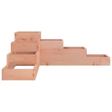 4-Tier Garden Planter - Solid Douglas Wood | Hipomarket