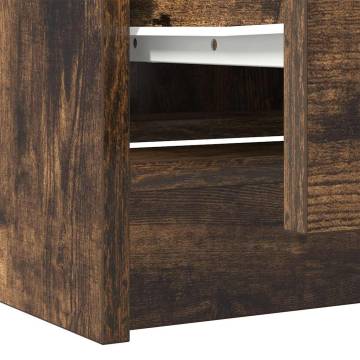 Smoked Oak TV Cabinet - Stylish & Durable | HipoMarket