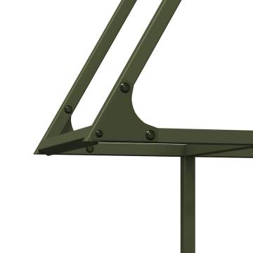 Olive Green Firewood Rack - Durable & Stylish | HipoMarket