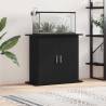  Aquarium Stand Black Oak 81x36x73 cm Engineered Wood Colour black oak Size 81 x 36 x 73 cm 