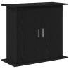 Aquarium Stand Black Oak 81x36x73 cm - Durable & Stylish