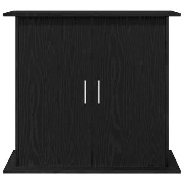 Aquarium Stand Black Oak 81x36x73 cm - Durable & Stylish