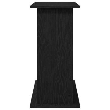 Aquarium Stand Black Oak 81x36x73 cm - Durable & Stylish