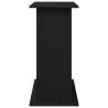 Aquarium Stand Black Oak 81x36x73 cm - Durable & Stylish