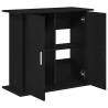 Aquarium Stand Black Oak 81x36x73 cm - Durable & Stylish