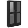 Vitrine Cabinet Black - 82.5x30.5x150 cm | Hipomarket