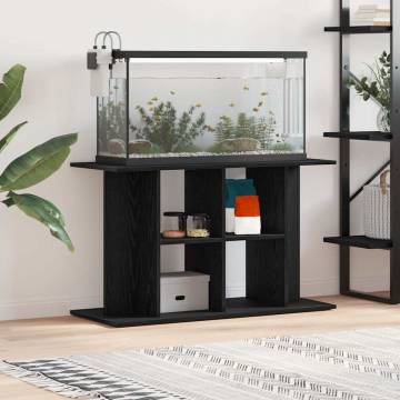 Aquarium Stand Black Oak 100x40x60 cm | Stylish & Durable