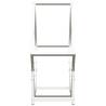 Stylish Firewood Rack White 60x25x60 cm - Cold-Rolled Steel