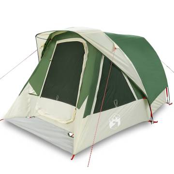 4-Person Waterproof Camping Tent Cabin - Green | HipoMarket