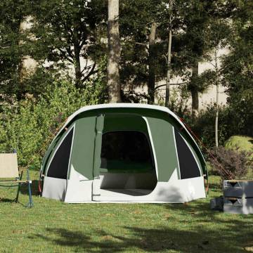 4-Person Waterproof Camping Tent Cabin - Green | HipoMarket