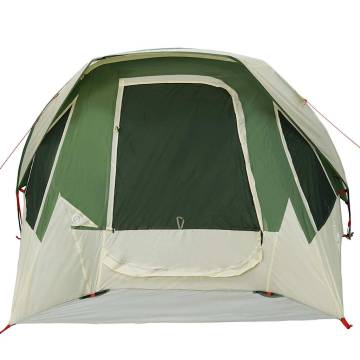 4-Person Waterproof Camping Tent Cabin - Green | HipoMarket