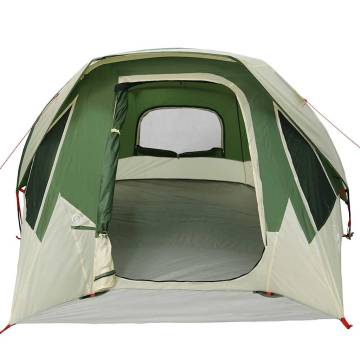 4-Person Waterproof Camping Tent Cabin - Green | HipoMarket