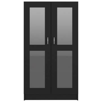 Vitrine Cabinet Black - 82.5x30.5x150 cm | Hipomarket