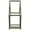 Firewood Rack Olive Green - Sturdy Cold-Rolled Steel | HipoMarket