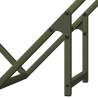 Firewood Rack Olive Green - Sturdy Cold-Rolled Steel | HipoMarket