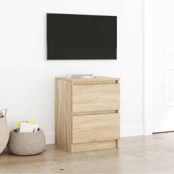 Sonoma Oak TV Cabinet | Durable Engineered Wood | Hipomarket UK