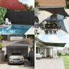 Sunshade Sail 160 gm² Anthracite 6x6x6 m - HDPE Outdoor Shelter