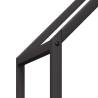 Firewood Rack Black 60x25x90 cm - Cold-Rolled Steel | HipoMarket