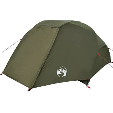 5-Person Olive Green Waterproof Fishing Tent - Hipomarket