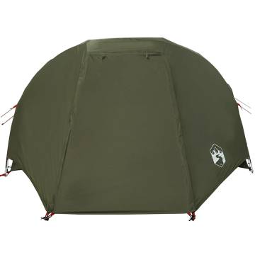 5-Person Olive Green Waterproof Fishing Tent - Hipomarket