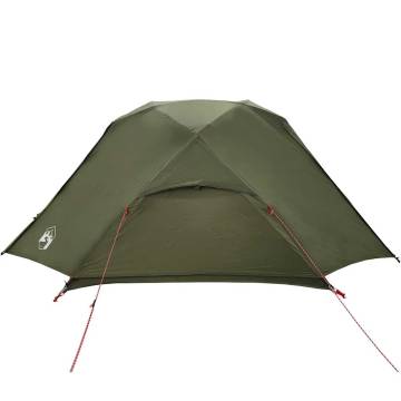 5-Person Olive Green Waterproof Fishing Tent - Hipomarket