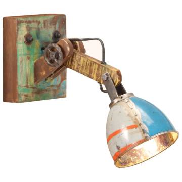 Multicolour Industrial Wall Lamp E27 - Adjustable & Eco-Friendly